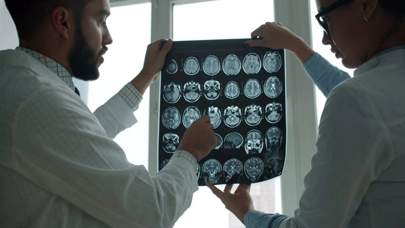 Tumors, brain scan
