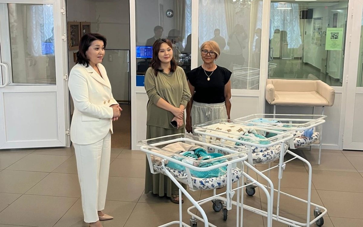 Павлодар өңірінде ЭКО нәтижесінде тұңғыш рет үшем дүниеге келді 