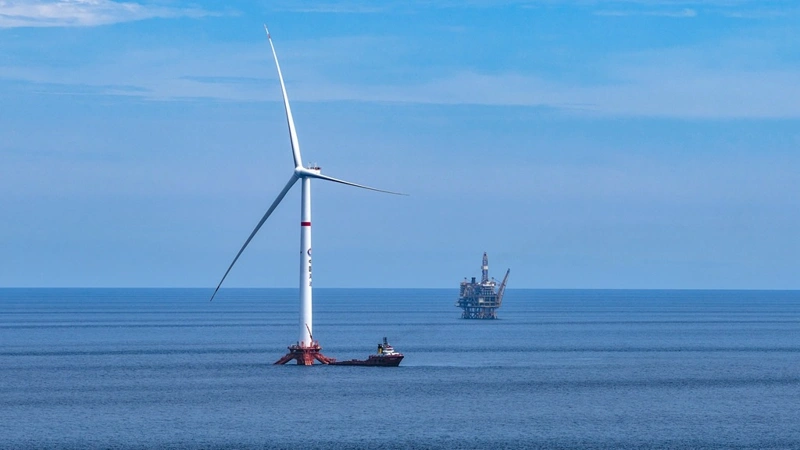 China puts into operation world's first 16-MW floating wind platform 