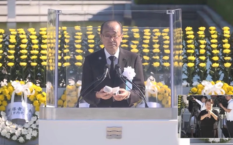 Hiroshima Mayor calls on world leaders to pursue nuclear abolition