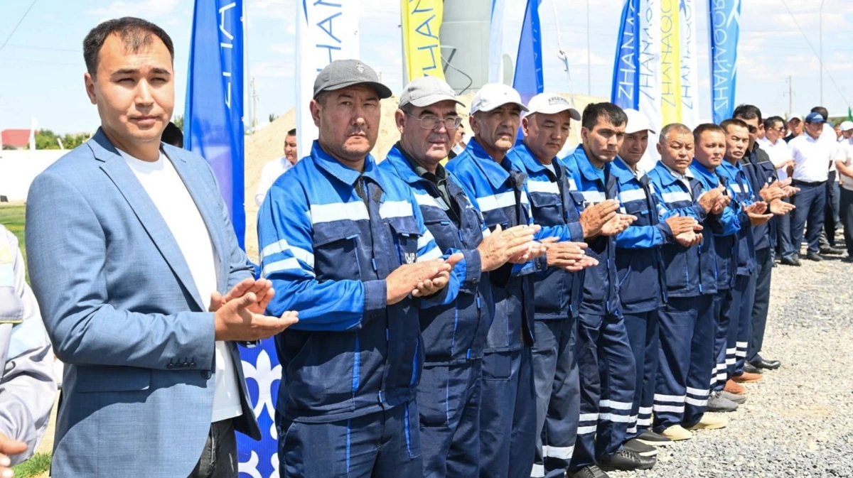 Қызылордада Жаңақорғанда су тарату станциясы іске қосылды