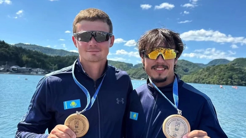 Kazakhstan wins two gold medals at start of Asian Canoe Marathon Championships in Japan