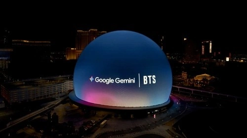 Google’s Gemini, BTS launch campaign at Las Vegas Sphere