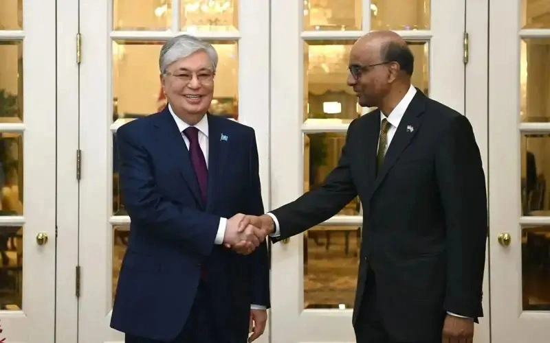 Kassym-Jomart Tokayev congratulates Singapore on Independence Day