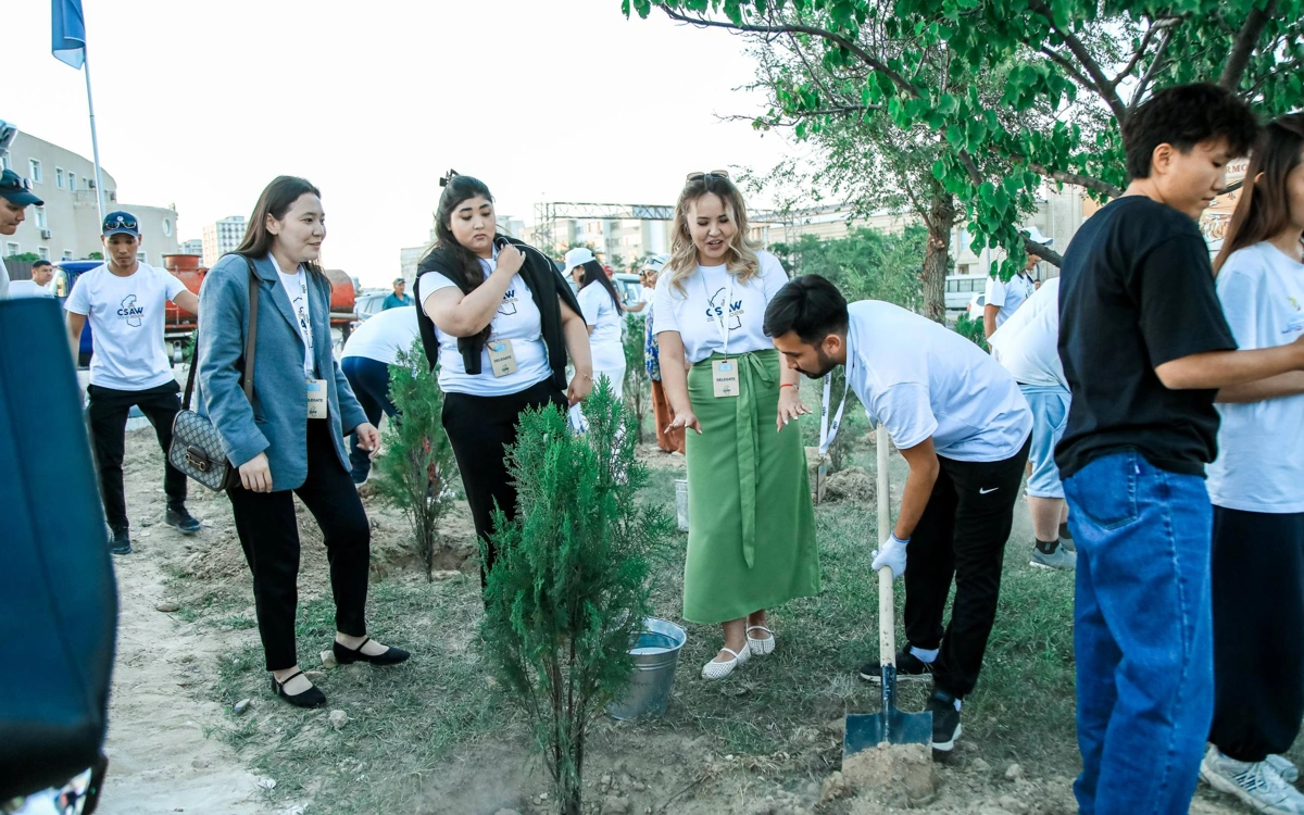 Aqtaýda Kaspıı mańy elderiniń Dostyq alleıasy ashyldy