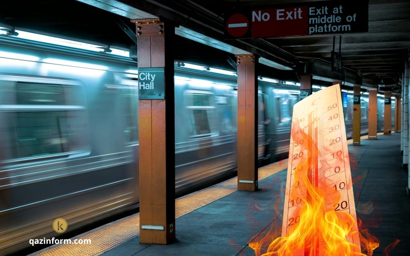 NYC, subway, platforms, thermal energy