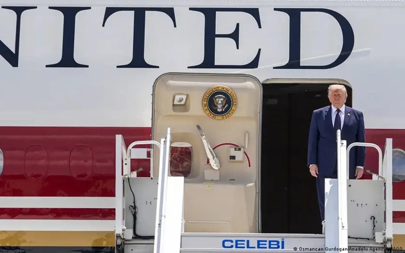 Трамп сменил самолет после саммита НАТО в Турции из-за угрозы