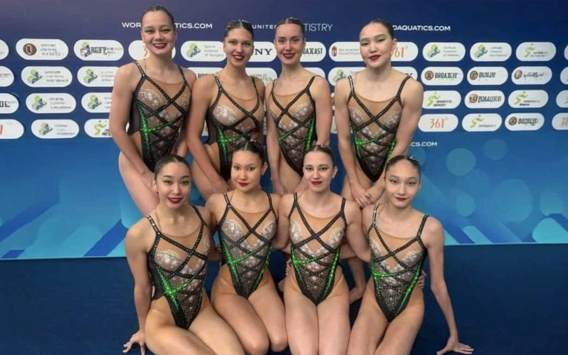 Kazakhstan enters Top-10 at Junior Artistic Swimming World Championships
