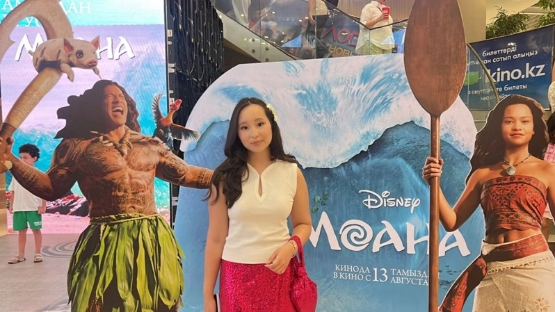 21-year-old Kazakh singer performs all Moana songs in Disney remake