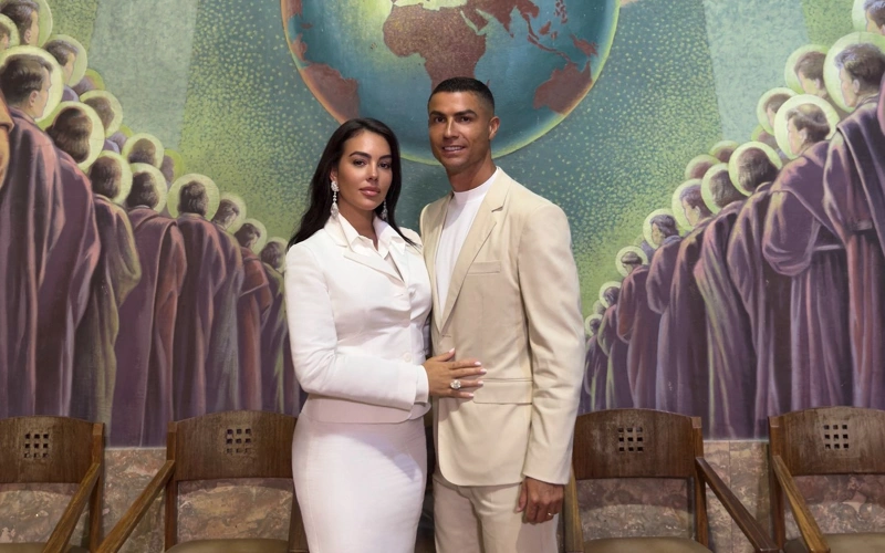Cristiano Ronaldo and Georgina Rodríguez