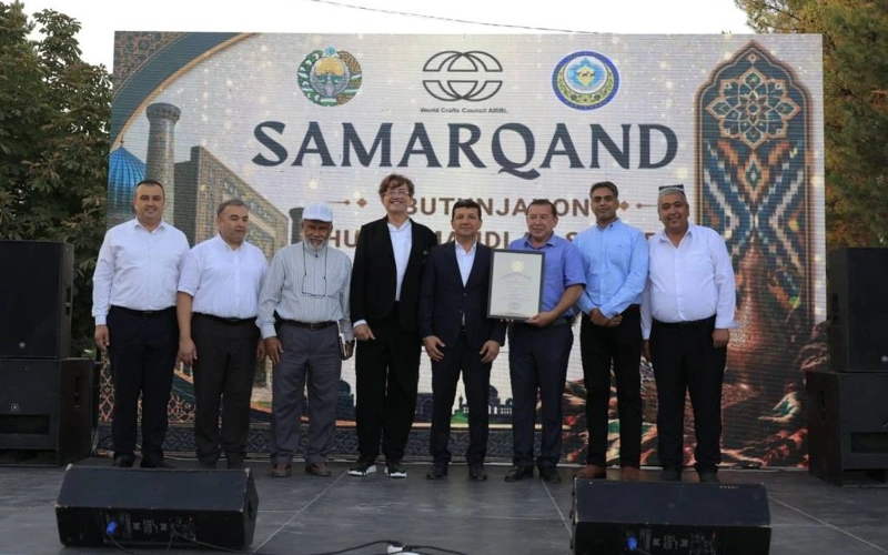 Samarkand awarded World Craft City status