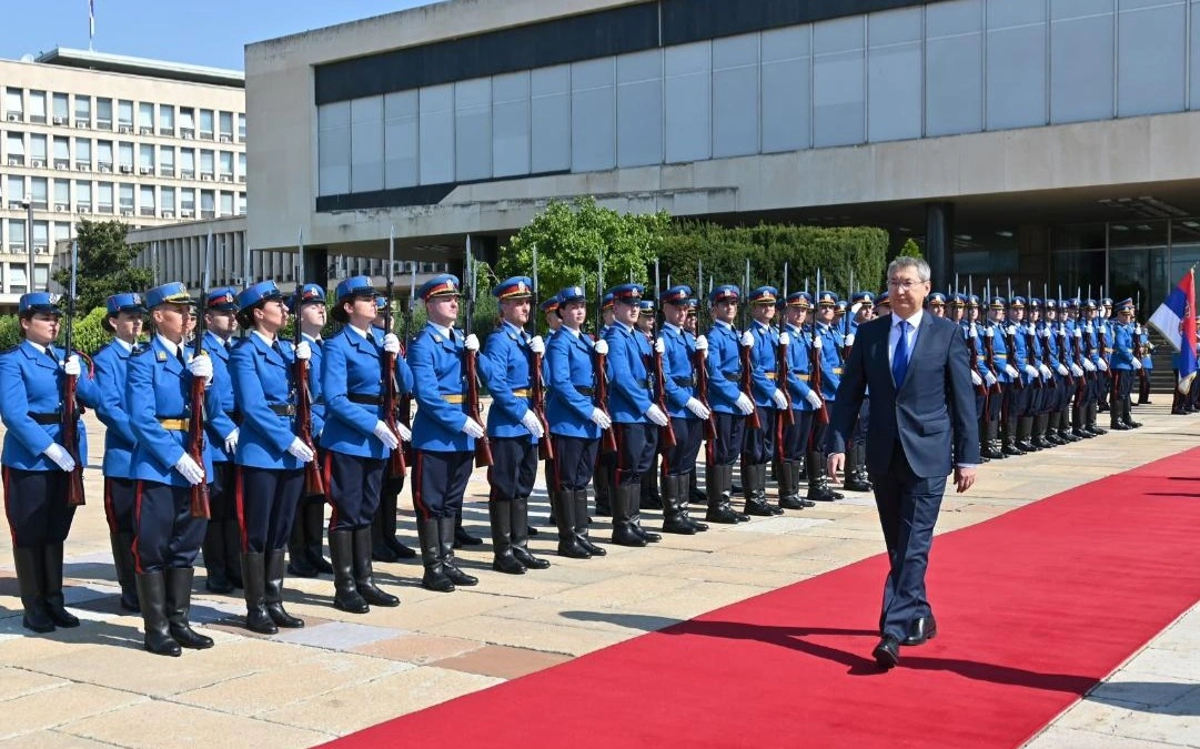 Kazakh Ambassador presents credentials to Serbian President