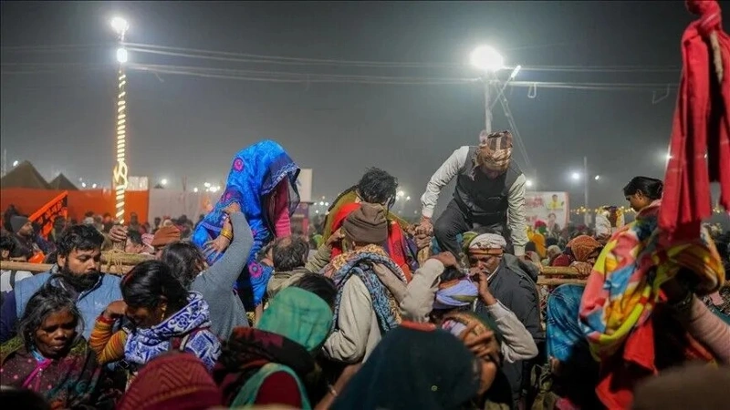 At least seven killed in stampede at temple in India's Bihar state