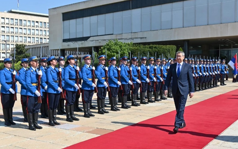 Kazakh Ambassador presents credentials to Serbian President