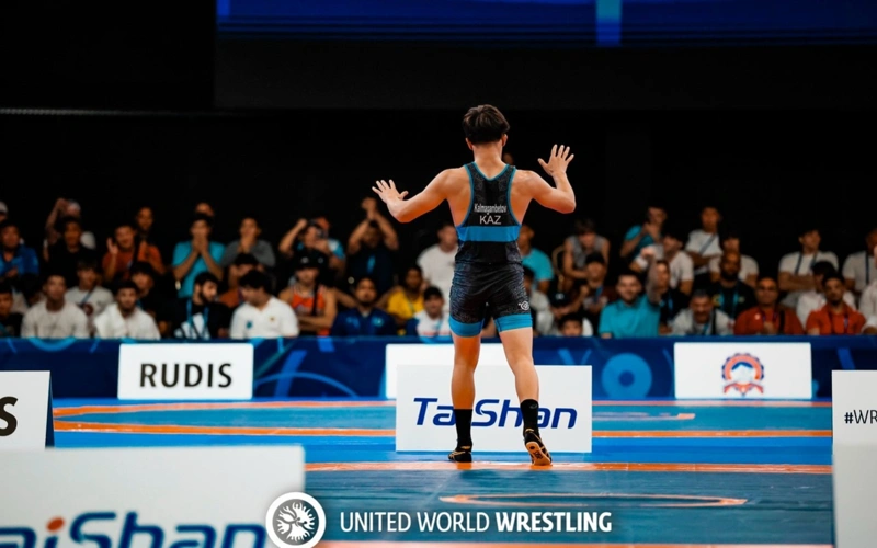 Балуан Қазыбек Қалмағамбетов U20 әлем чемпионатының финалына шықты