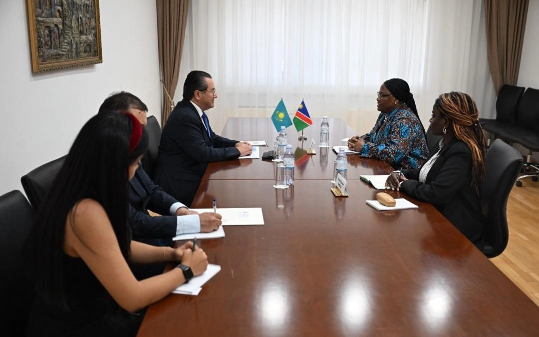 Namibian ambassador presents copies of credentials in Kazakhstan