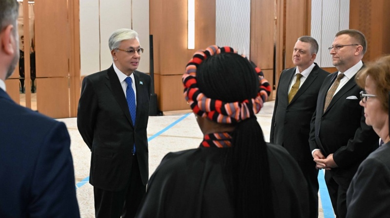 Kassym-Jomart Tokayev receives credentials from ambassadors of nine countries Kassym-Jomart Tokayev receives credentials from ambassadors of nine countries