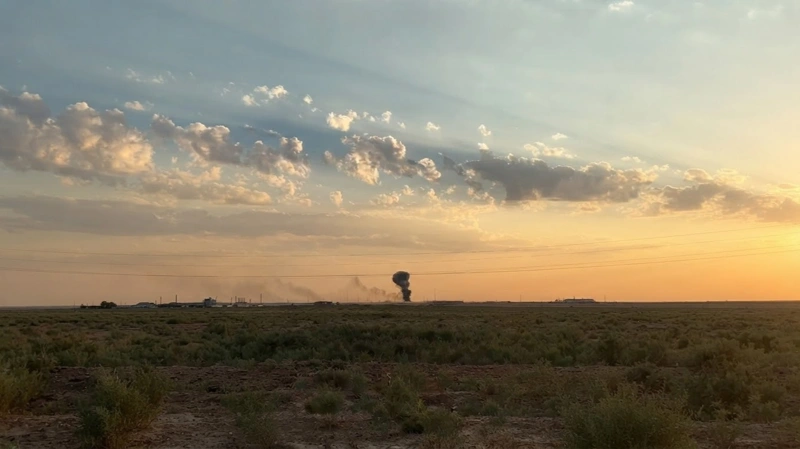 Хлопок боеприпаса в Арысе после возгорания сухой травы: в Минобороны объяснили произошедшее