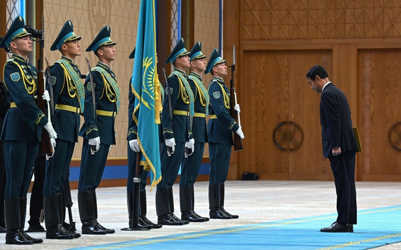 Kazakh president receives credentials from ambassadors of nine countries Kazakh president receives credentials from ambassadors of nine countries