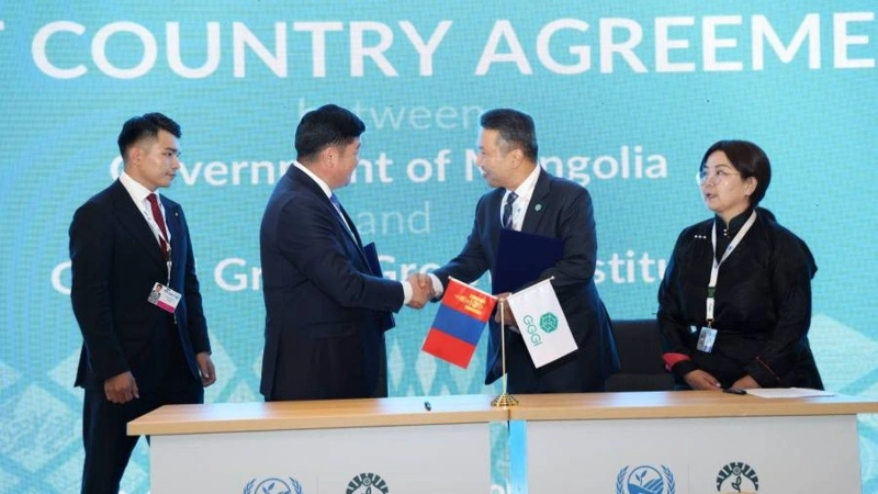 Mongolia and GGGI sign deal to strengthen green development cooperation