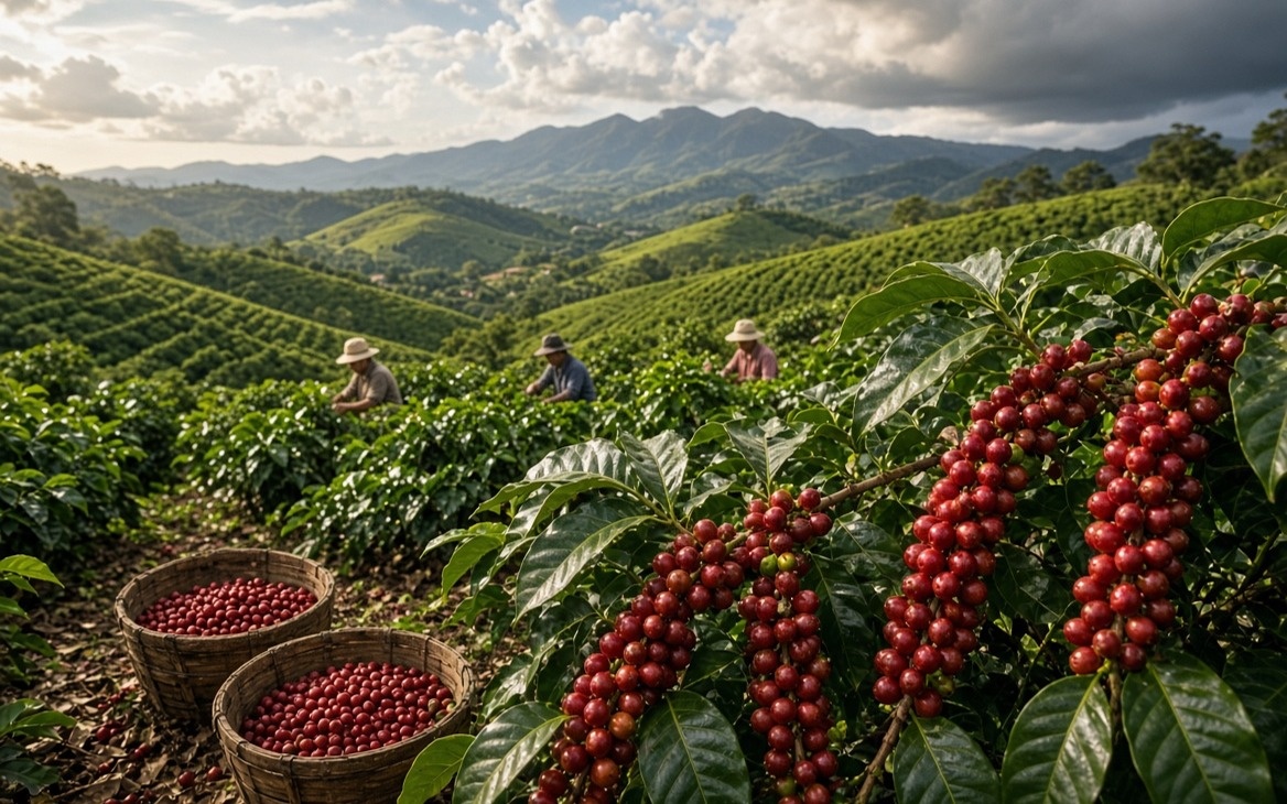 Brazil coffee prices rise amid slow harvest