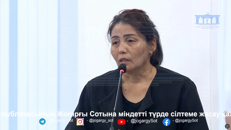 фельдшер Ұлдана Мырзуанның анасы Сәлима Омарова