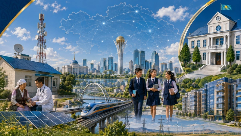教育、医疗、能源、互联网全面升级 哈萨克斯坦多项国家项目加速落地
