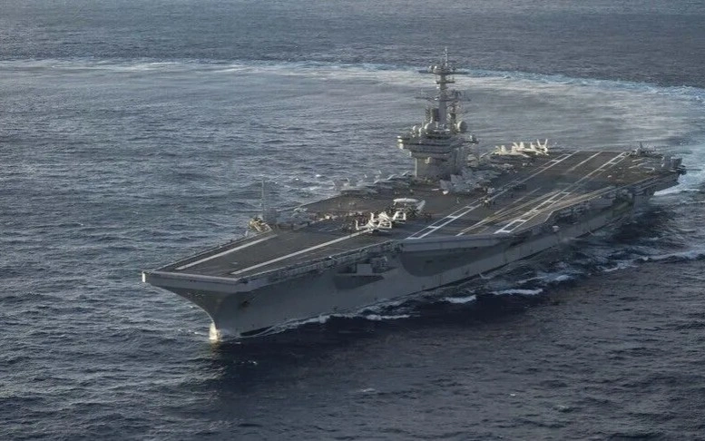 U.S. aircraft carrier USS George Washington arrives in Arabian Sea