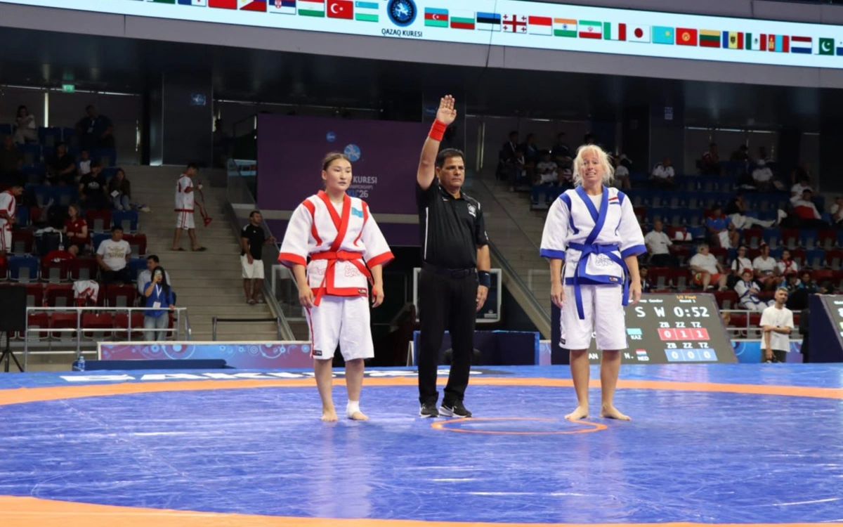 Казахстан завоевал три золота в первый день чемпионата мира по қазақ күресі