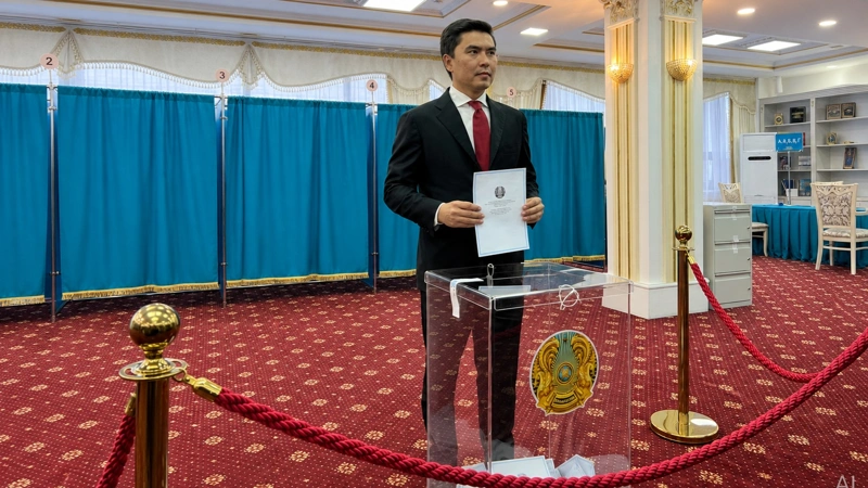 Председатель НПК Нурсултан Шоканов проголосовал на выборах