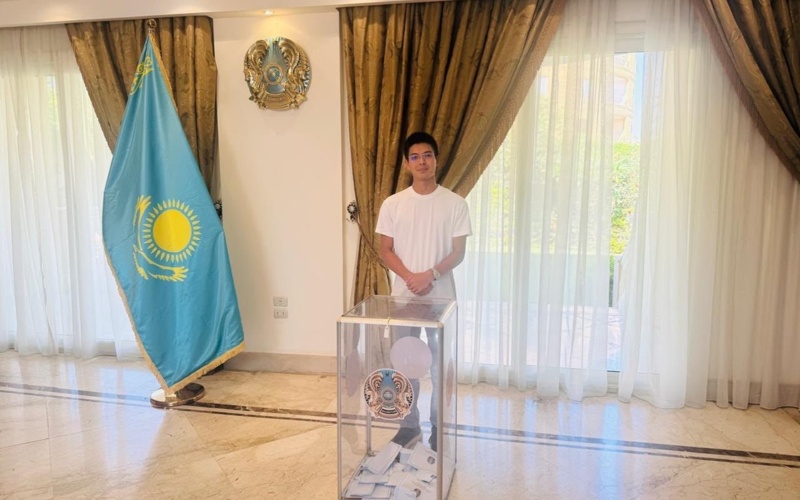 Kazakhstani voters in Middle East cast ballots in Qurultay elections Kazakhstani voters in Middle East cast ballots in Qurultay elections