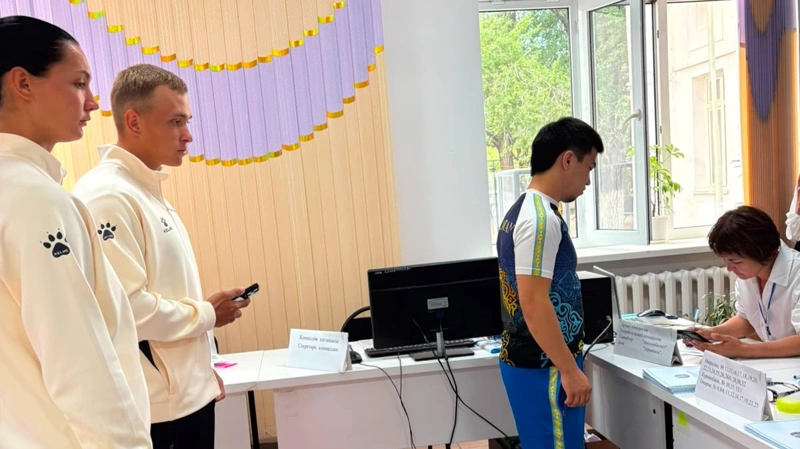 Известные спортсмены области Ұлытау проголосовали на выборах депутатов Курултая