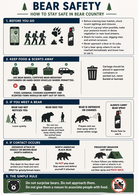 What to Do If You See a Bear, bear, animal, safety, secure, wildlife, nature, wild, environment What to Do If You See a Bear, bear, animal, safety, secure, wildlife, nature, wild, environment