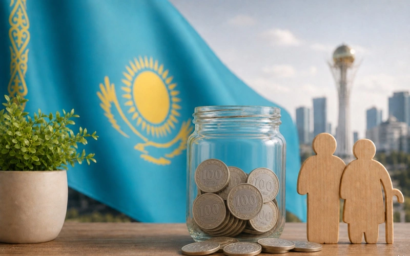 Сколько денег накопили казахстанцы на пенсию и сколько получают после выхода на нее