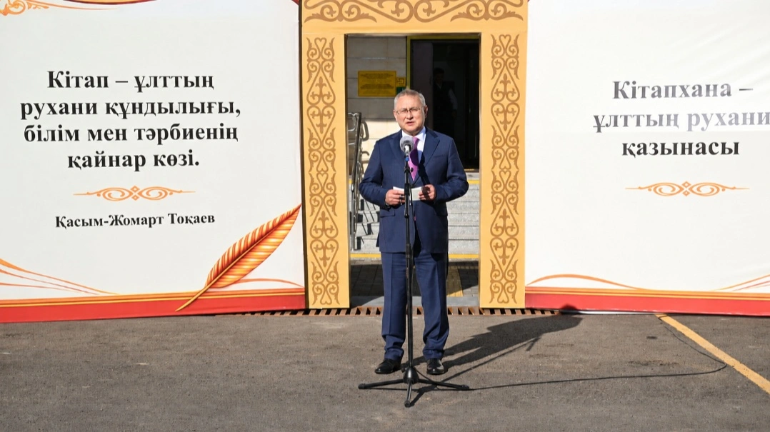 Жетісудағы тұңғыш жаңа форматтағы кітапхана Сарыөзекте қолданысқа берілді 