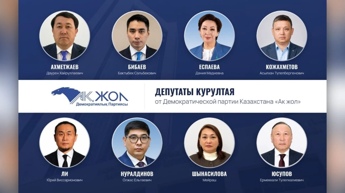 Стало известно, кто войдет в Курултай от партии &laquo;Ак жол&raquo;