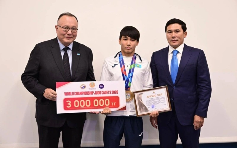 Kazakhstan honors judokas after 11-medal haul at World Cadet Championships