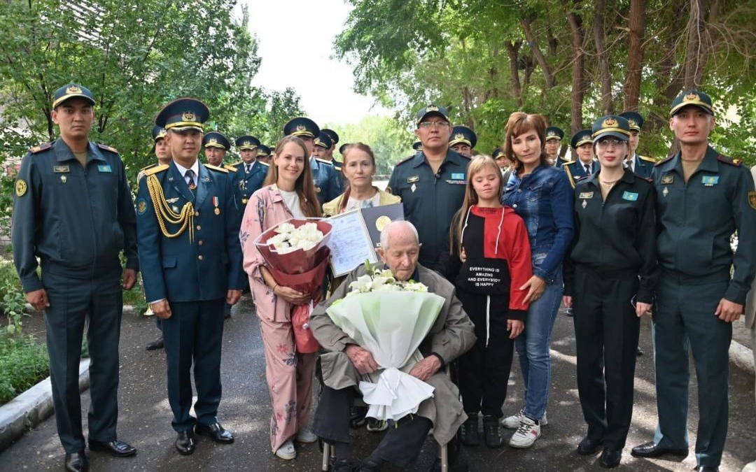 101-летие отметил ветеран Григорий Маларов из Семея