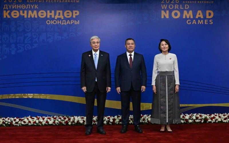 Президент  «Бішкек Арена» стадионына барды