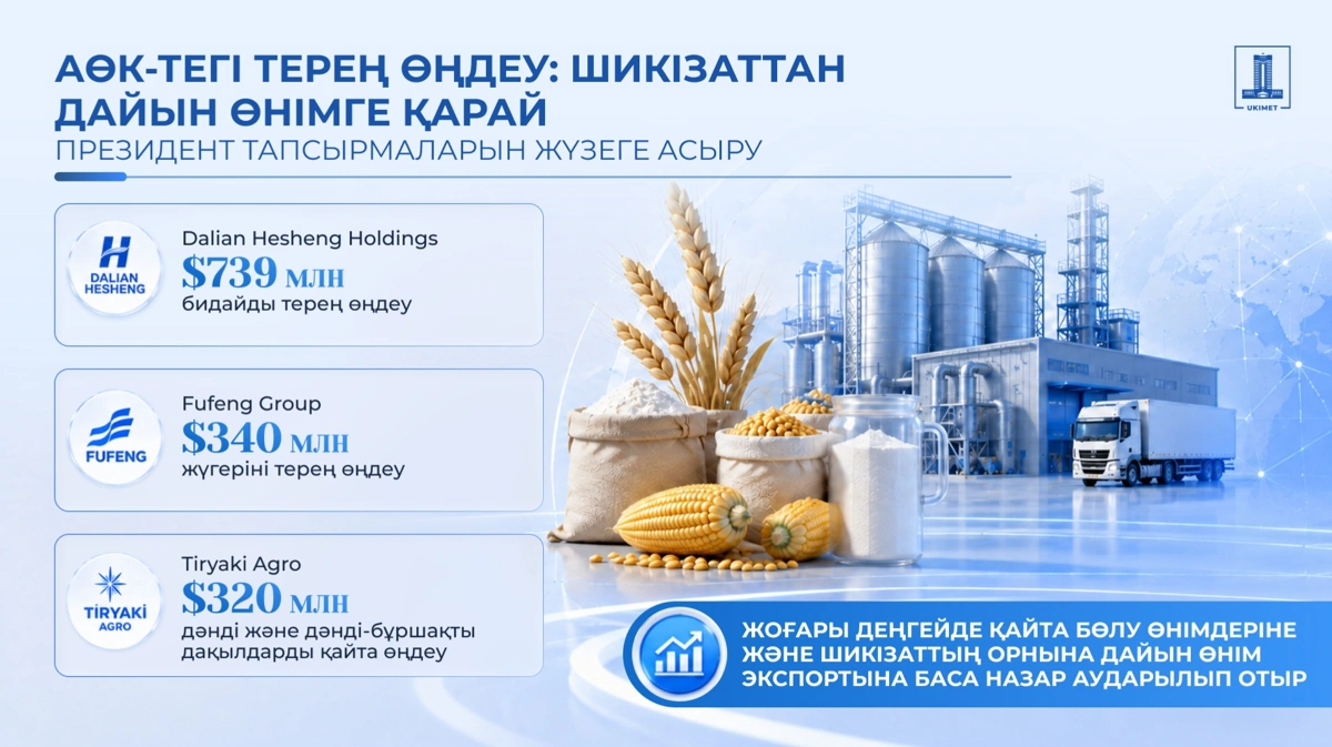$78,6 млрд болатын 215 жоба Қазақстанның жаңа инвестициялық циклін қалыптастырып жатыр
