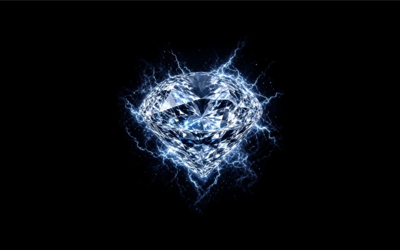 Diamond, electricity