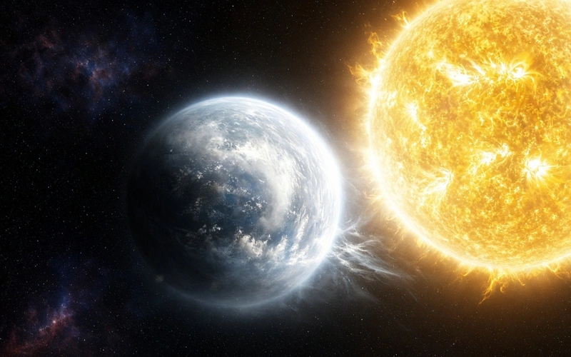 Water-rich exoplanet