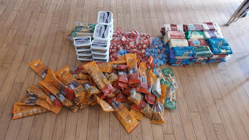 Police uncover &pound;5,000 food haul during road operation 