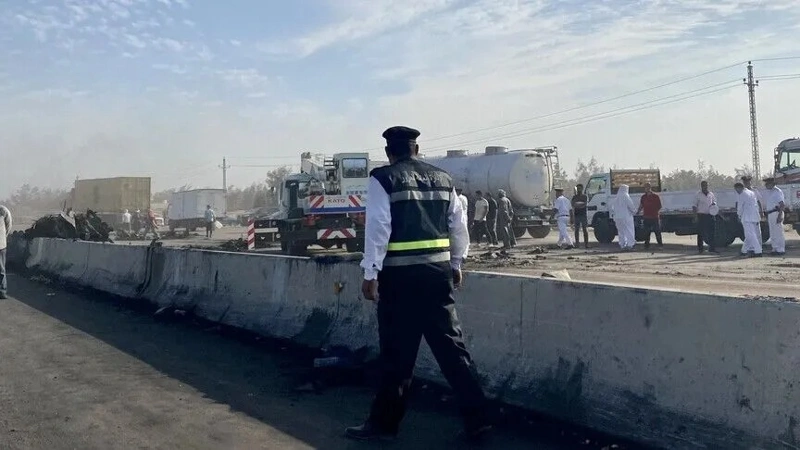 Egypt bus crash leaves 16 dead, 28 injured