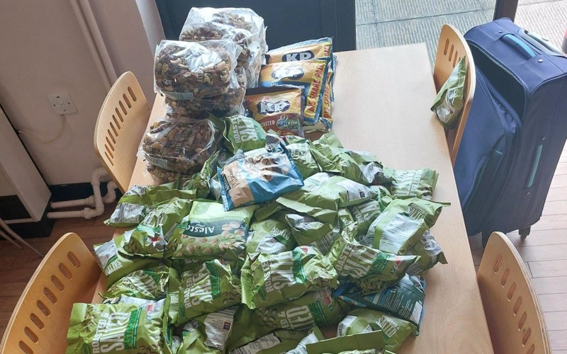 Police uncover &pound;5,000 food haul during road operation 