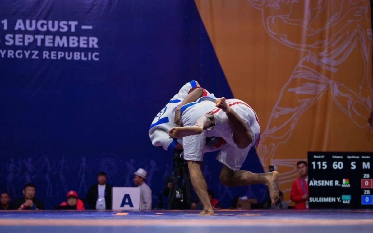 Казахстанец Ернур Сулеймен стал чемпионом Всемирных игр кочевников