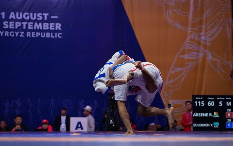 Kazakh wrestler claims gold at World Nomad Games Kazakh wrestler claims gold at World Nomad Games