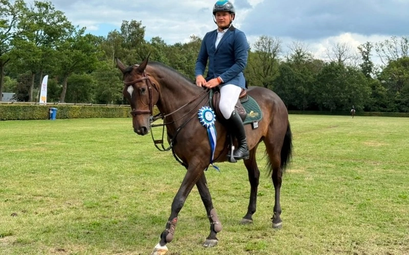 Kazakhstan’s Oleg Sokolenko claims silver at international equestrian tournament in Germany