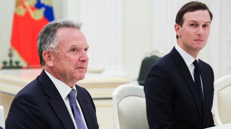 Спецпосланники президента США Стив Уиткофф и Джаред Кушнер 