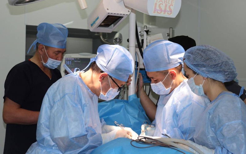 Tumor makes half of newborn’s weight, Kazakh doctors perform complex surgery Tumor makes half of newborn’s weight, Kazakh doctors perform complex surgery